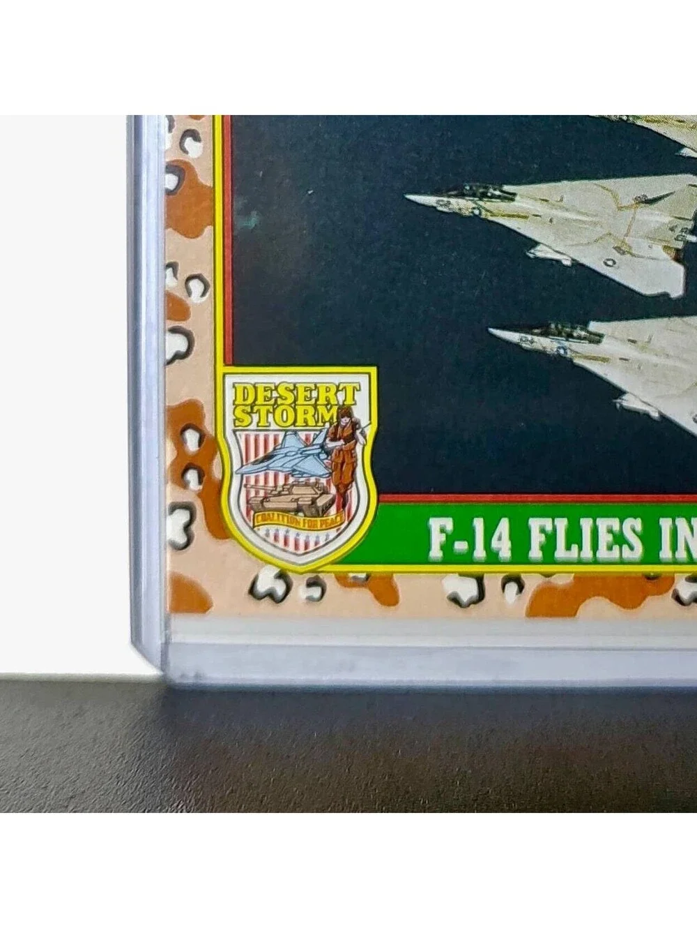 F-14 Flies in Formation 1991 Topps Desert Storm #22 Card
